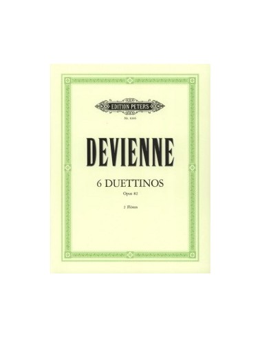 DEVIENNE F.-Easy Duos (6) Op.82 für 2 Flöten