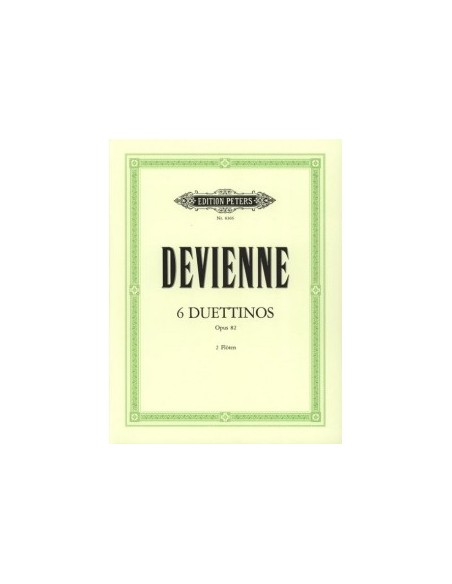 DEVIENNE F.-Easy Duos (6) Op.82 für 2 Flöten