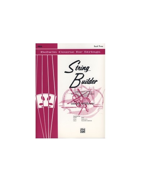 APPLEBAUM S.-String Builder 3ème pour alto