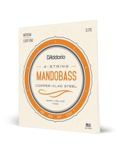 D'Addario EJ79 Corde per Mandobass in Rame 49-130 (Set)