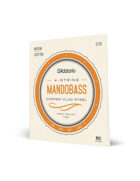 D'Addario EJ79 Corde per Mandobass in Rame 49-130 (Set)