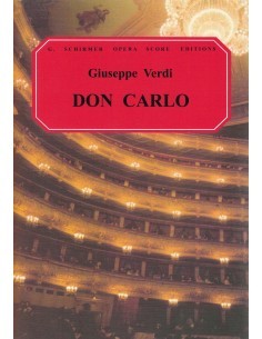 VERDI G.-Don Carlo for Voice and Piano