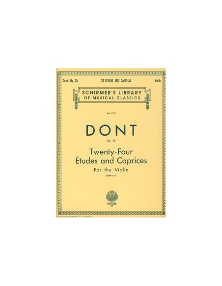 DONT J.-Studi e Capricci Op.35 per Violino (Berkley)