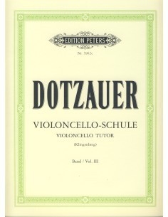 DOTZAUER J.J.F.-Method Vol.3 pour violoncelle (Klingenberg)