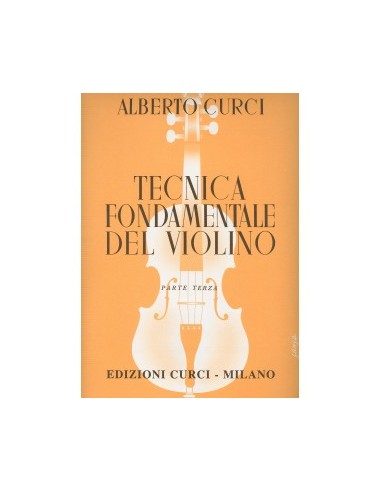 CURCI A.-Fundamental Technique 3rd for Violin