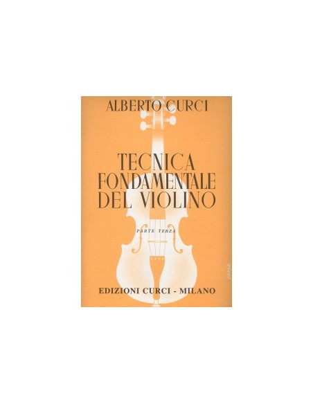 CURCI A.-Fundamental Technique 3rd for Violin