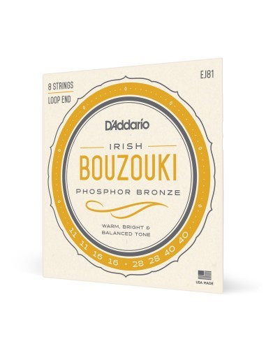 D'Addario Irish Bouzouki Strings EJ81 Strings (Game)