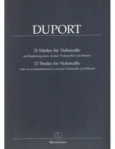 DUPORT J.L.-Studi (21) per Violoncello (Rummel)