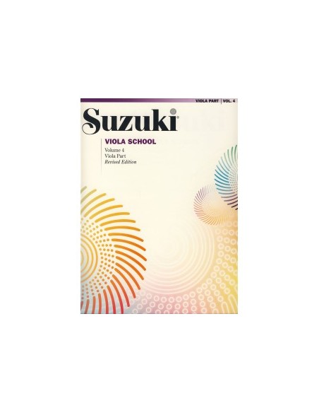 SUZUKI S.-4th School for Viola (Revised Edition)