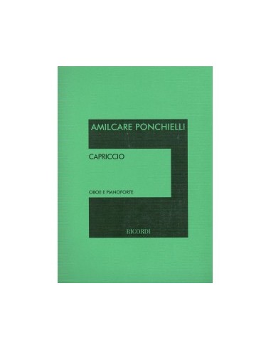 PONCHIELLI A.-Capricho per Oboe e Pianoforte (Bonelli)