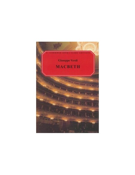 VERDI G.-Macbeth for Voice and Piano