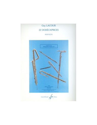 LACOUR G.-Dodecaprices (22) per flauto