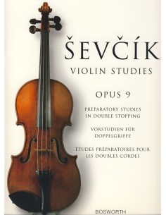 SEVCIK O.-Ecole de Violon Op.9 : Exercices préparatoires pour cordes doubles