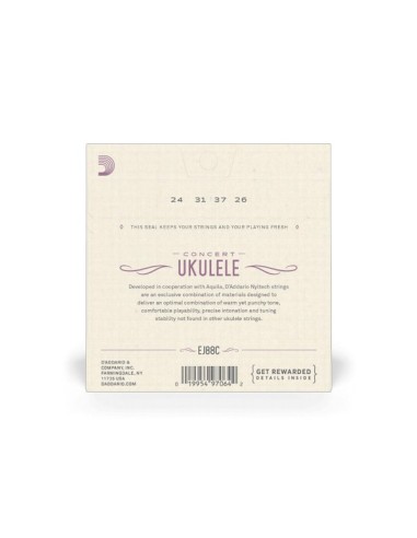 D'Addario EJ88C Concert Ukulele Strings (Set)