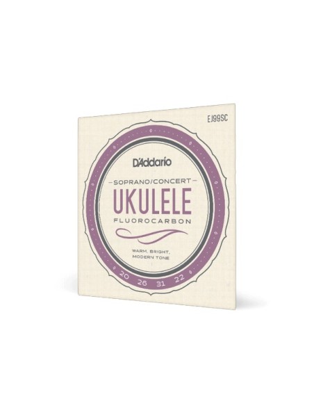 D'Addario EJ99SC Pro Arte Carbon Ukulele Strings Soprano Ukulele Strings (Set)