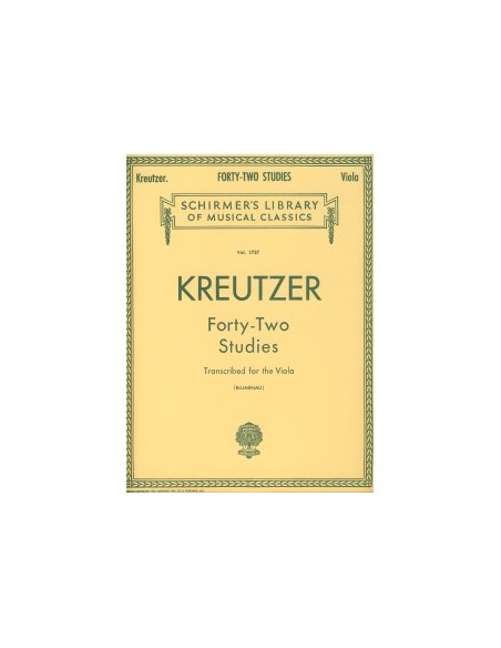 KREUTZER R.-Studi e Capricci (42) per Viola (Blumenau)