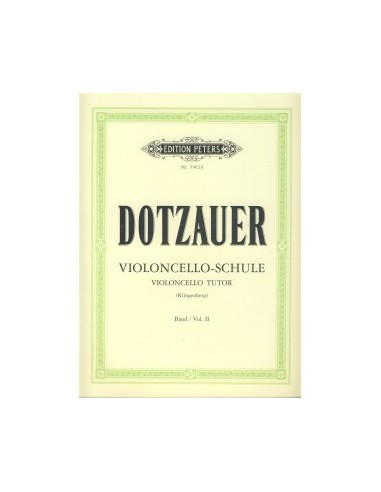 DOTZAUER J.J.F.-Method Vol.2 pour violoncelle (Klingenberg)