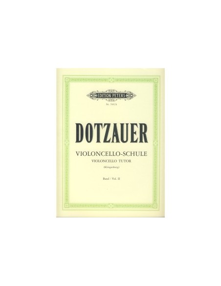 DOTZAUER J.J.F.-Method Vol.2 pour violoncelle (Klingenberg)