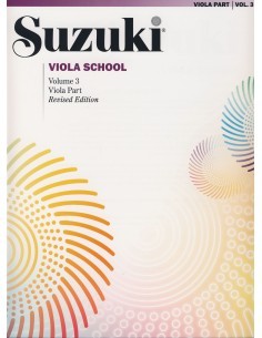 SUZUKI S.-3rd School for Viola (Revised Edition)