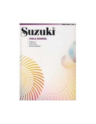 SUZUKI S.-3rd School for Viola (Revised Edition)