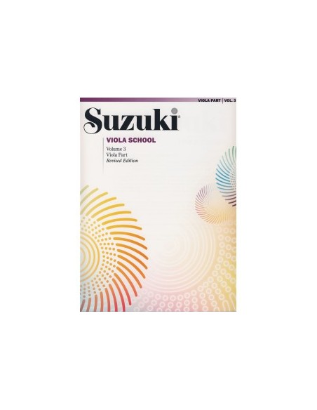 SUZUKI S.-3rd School for Viola (Revised Edition)