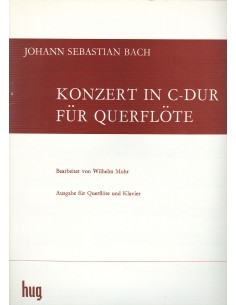 BACH J.S.-Concerto in Do maggiore (BWV:1032) per flauto e pianoforte (Mohr)