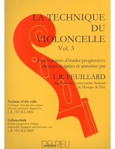 FEUILLARD L.R.-Tecnica 3º per violoncello