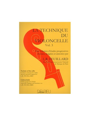 FEUILLARD L.R.-Technik 3º für Violoncello