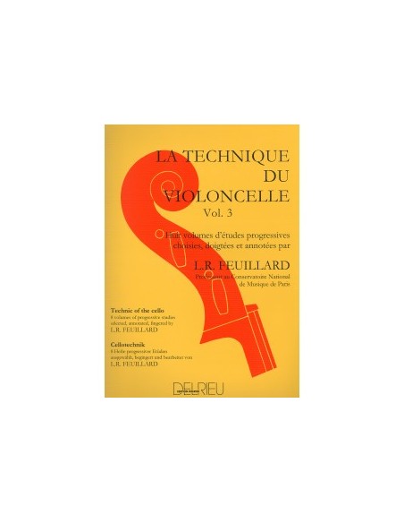 FEUILLARD L.R.-Technique 3º for Cello