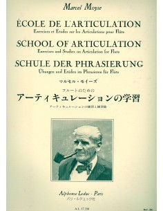 MOYSE M.-Schule für Artikulation für Flöte