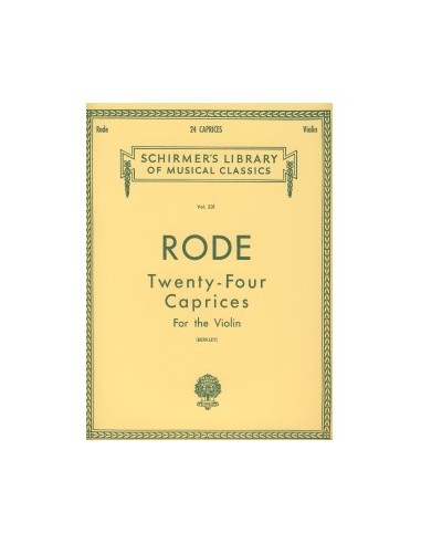 RODE P.-Caprichos (24) per Violino (Berkley)