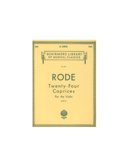 RODE P.-Caprichos (24) per Violino (Berkley)