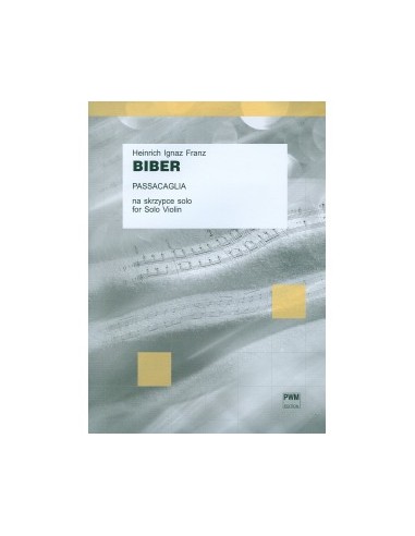 BIBER C.-Passacaille pour violon