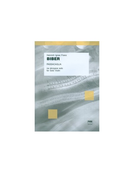 BIBER C.-Passacaille pour violon