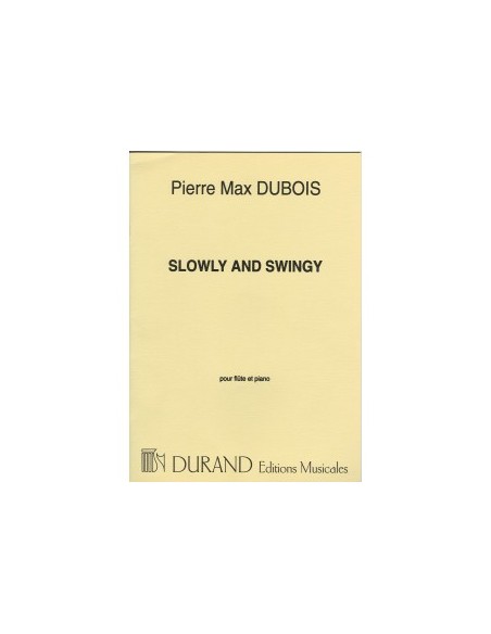 DUBOIS P.M.-Lento e swingante per flauto e pianoforte