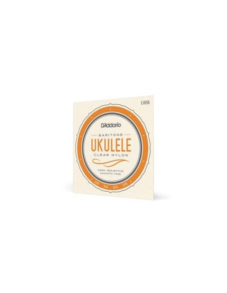 D'Addario EJ65B Pro Arte Custom Extruded Nylon Ukulele Strings Baritone Ukulele Strings (Set)
