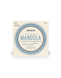 Cuerdas Mandola D'Addario EJ72 Phosphor Bronze Mandola Strings Light 14-49 (Juego)