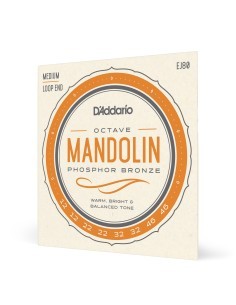 D'Addario EJ80 Phosphor Bronze Mandolin Strings Octave Mandolin Strings Medium 12-46 (Game)
