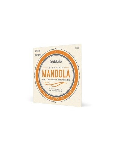 D'Addario EJ76 Phosphor Bronze Mandola Strings Medium 15-52 Mandola Strings (Game)