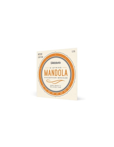 D'Addario EJ76 Phosphor Bronze Mandola Strings Medium 15-52 Mandola Strings (Game)