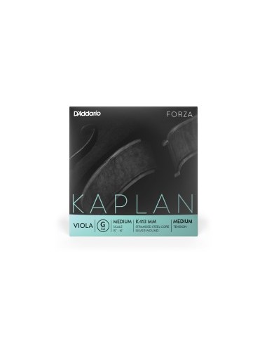4/4 Viola Strings D'Addario Kaplan Forza Medium Scale (K413 MM) Medium Tension (Game)