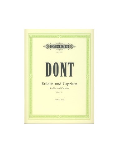 DONT J.-Studi e Capricci Op.35 per Violino (Sitt)