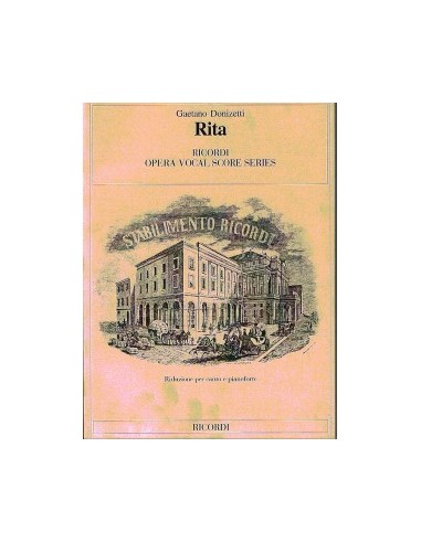 DONIZETTI G.-Rita per voce e pianoforte