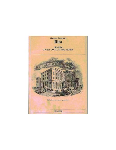 DONIZETTI G.-Rita per voce e pianoforte