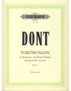 DONT J.-Vorstudien Op.37 für Violine (Sitt)