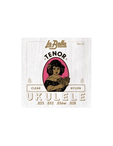 La Bella Ukulele Strings (12) Tenor (Complete Set)