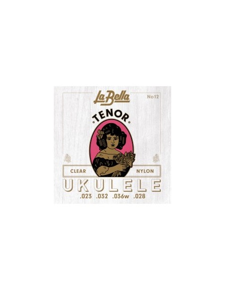 La Bella Ukulele Strings (12) Tenor (Complete Set)