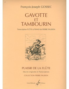 GOSSEC F.J.-Gavotte et Tambourin for Flute and Piano (Paubon)