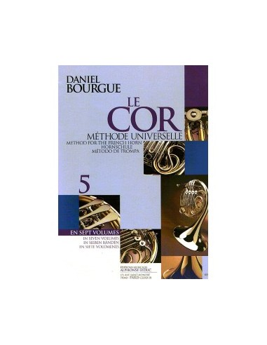 BOURGUE D.-Le Cor (Metodo Universale) Vol.5 per Corno