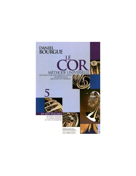 BOURGUE D.-Le Cor (Metodo Universale) Vol.5 per Corno